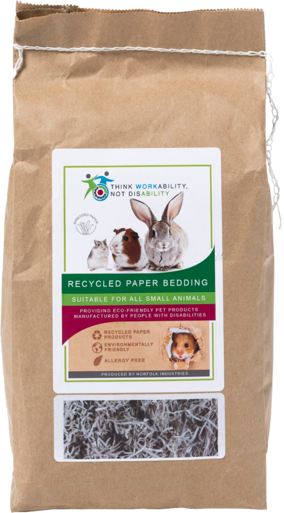 Recycled Paper Bedding (Plastic Free)